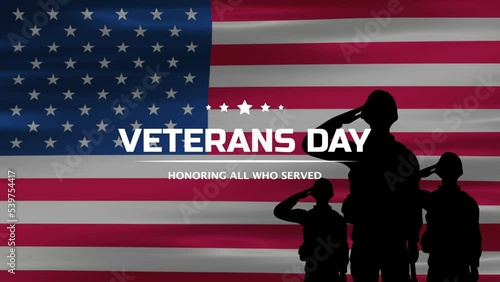 Remember and honor veterans Day, honoring all who served animation. Waving flag. Happy memorial day. Flag USA. web 4K banner with
Soldier Silhouette 