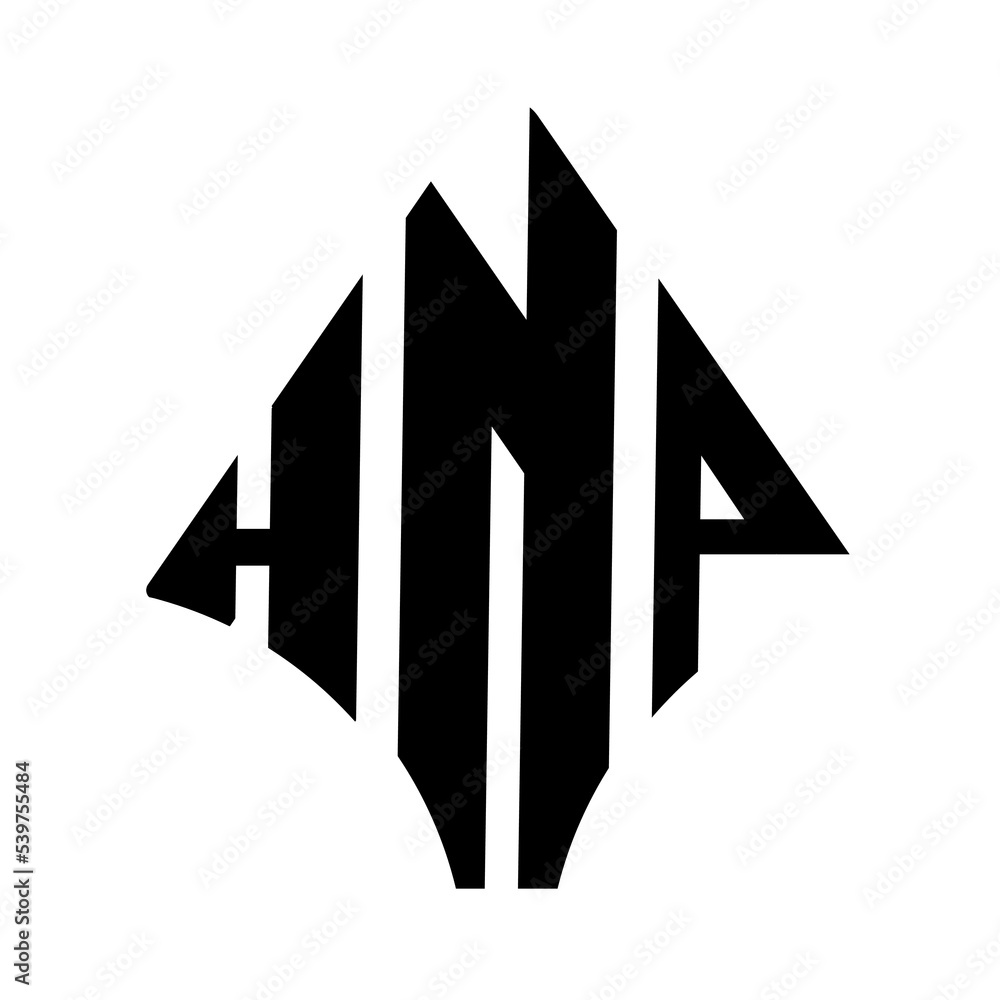HNP logo. HNP logo letter logo design vector image. HNP letter logo