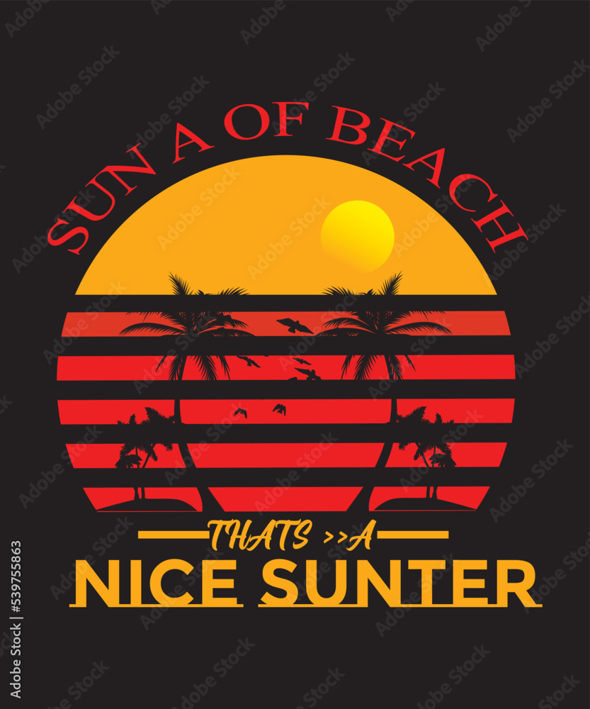 Sun O beach The Nice Sunter .eps