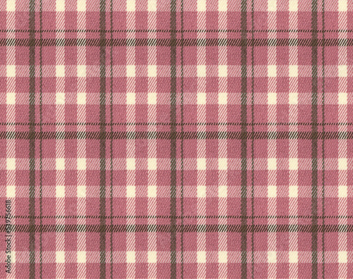 pink tartan checkered seamless fabric pattern  