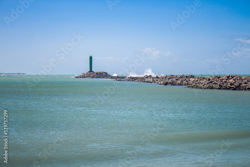 View of the Reis Magos lighthouse 