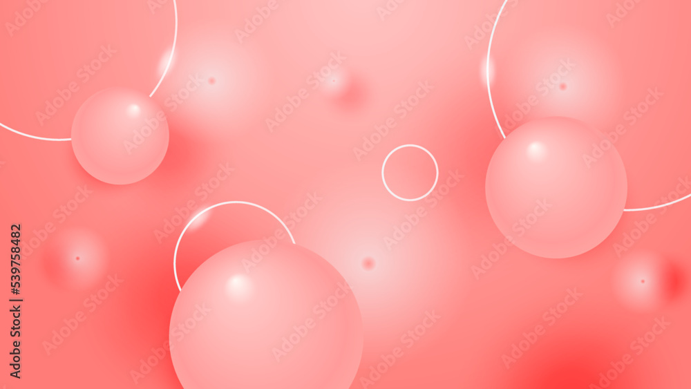 Abstract red bokeh blur background