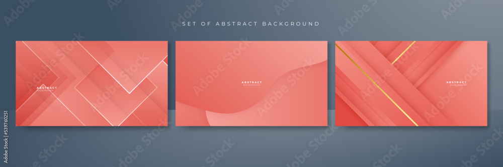 Modern soft red gradient abstract background. Shade of red abstract background vector