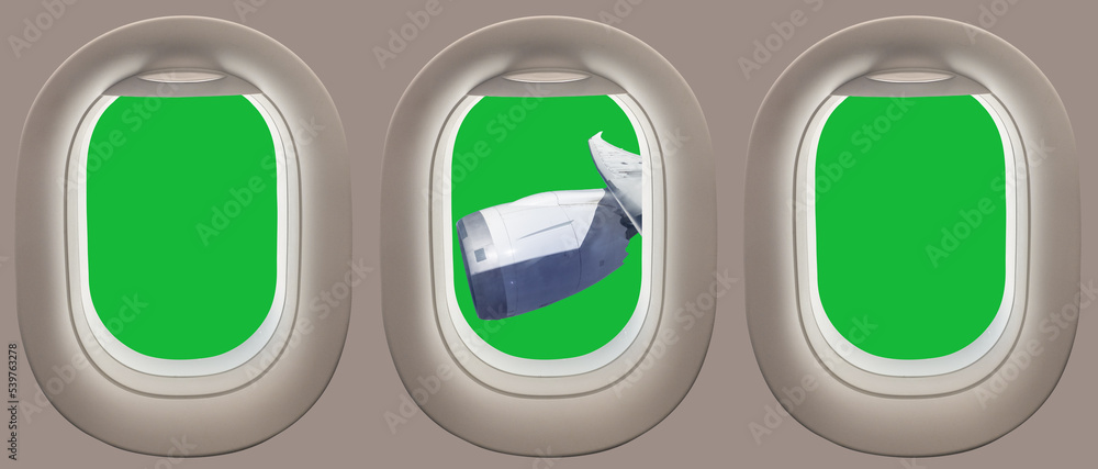 aeroplane window with clear background from a big airplane airline jet aeroplane window with clear background from a big airplane airline jet