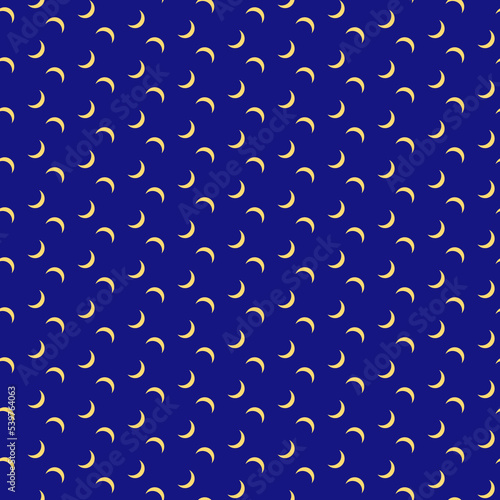 Cute moon seamless pattern