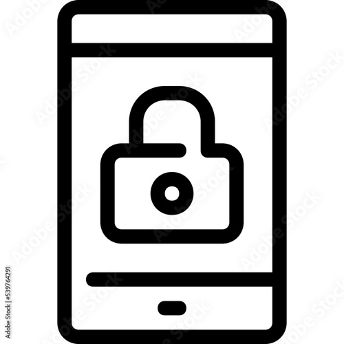 lock mobile icon