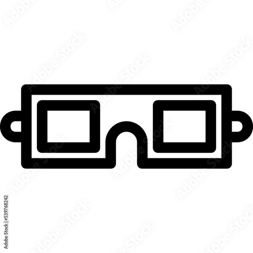 3d glasses icon