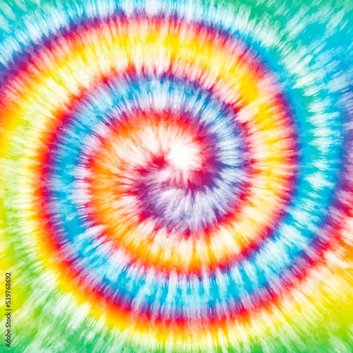 Obraz Watercolor rainbow colorful paint background.