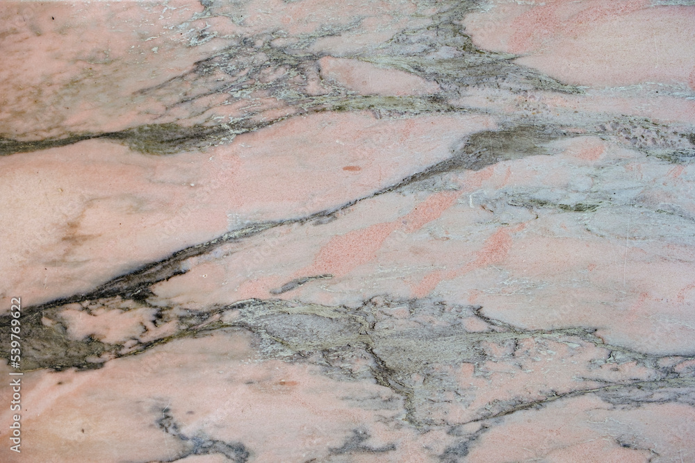Old pink marble tile wall texture