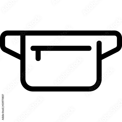 waist bag icon