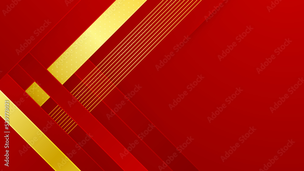 Abstract red and gold geometric background Abstract red and gold geometric background