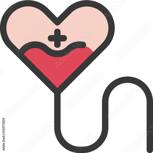 health blood donation icon