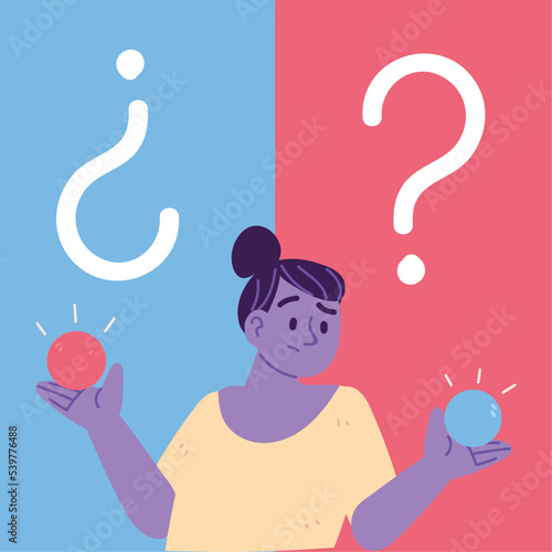 girl difficult choice