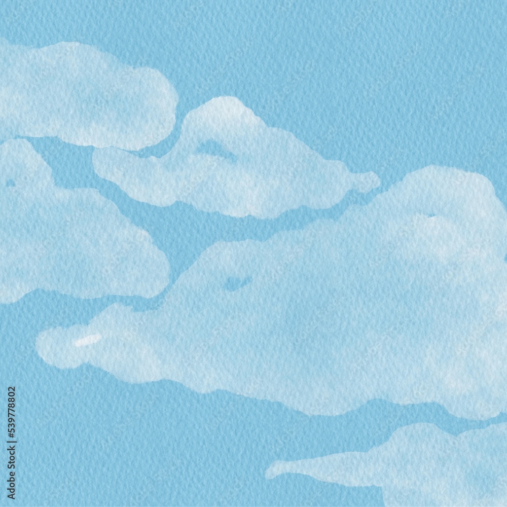 Obraz premium blue sky with clouds