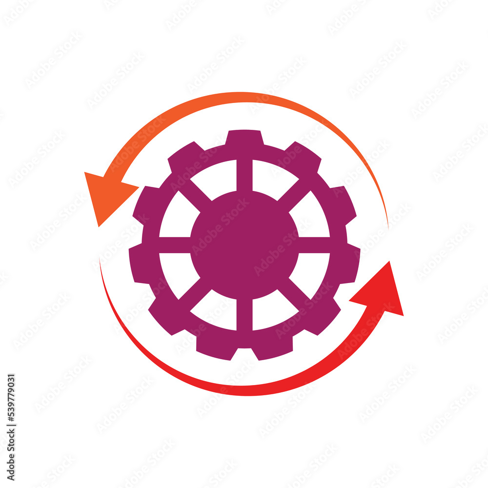 Gear Logo Template vector icon illustration design Gear Logo Template vector icon illustration design