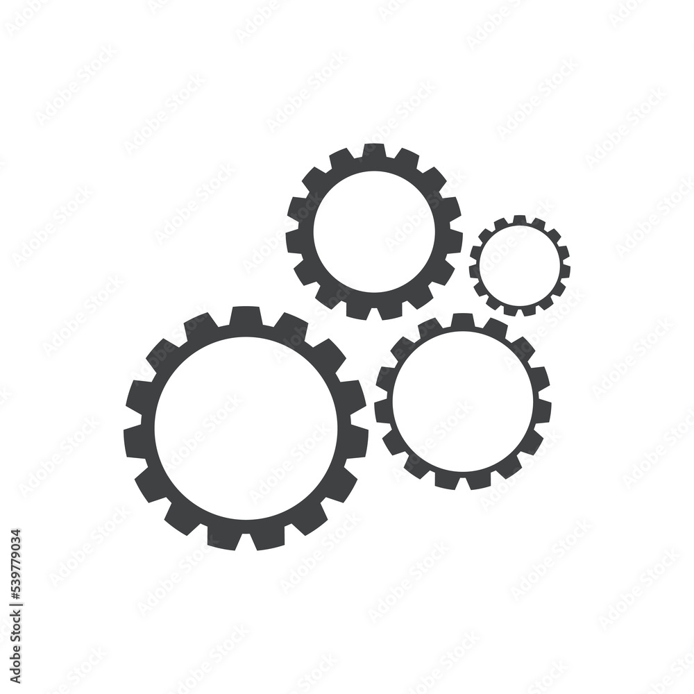 Gear Logo Template vector icon illustration design