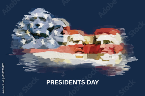 Presidents day background.
