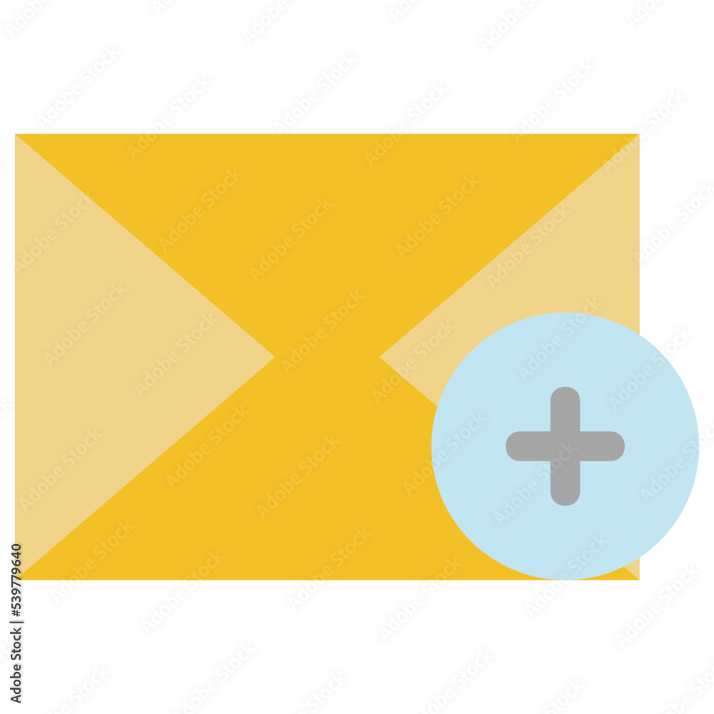 Fototapeta premium add create email icon