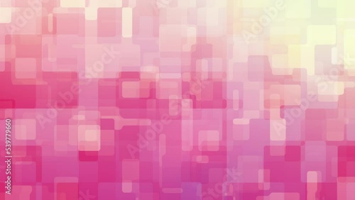 gradation mosaic abstract design background loopB pink2