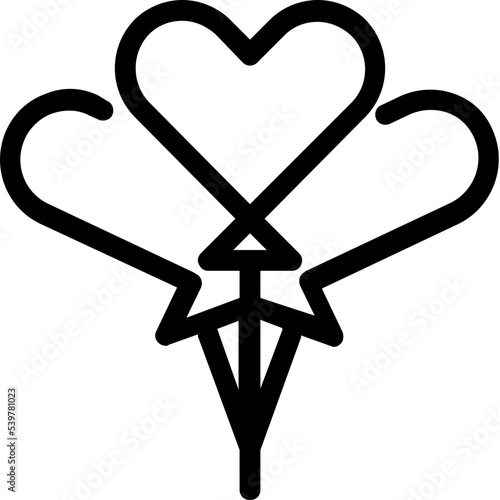 hearth balloon icon