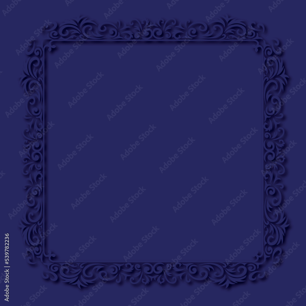 Frame, in the style of an ornament, Vector illustration eps 10, Art. Frame, in the style of an ornament, Vector illustration eps 10, Art.