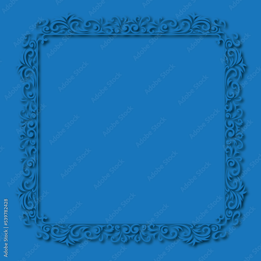 Frame, in the style of an ornament, Vector illustration eps 10, Art. Frame, in the style of an ornament, Vector illustration eps 10, Art.
