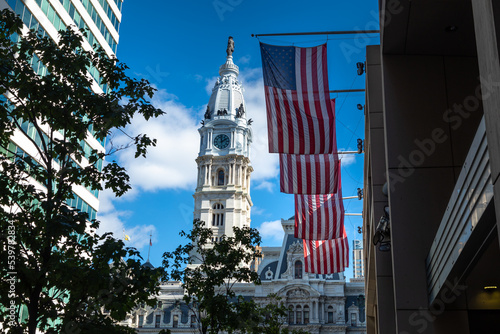 Fotobehang The Philadelphia City Hall