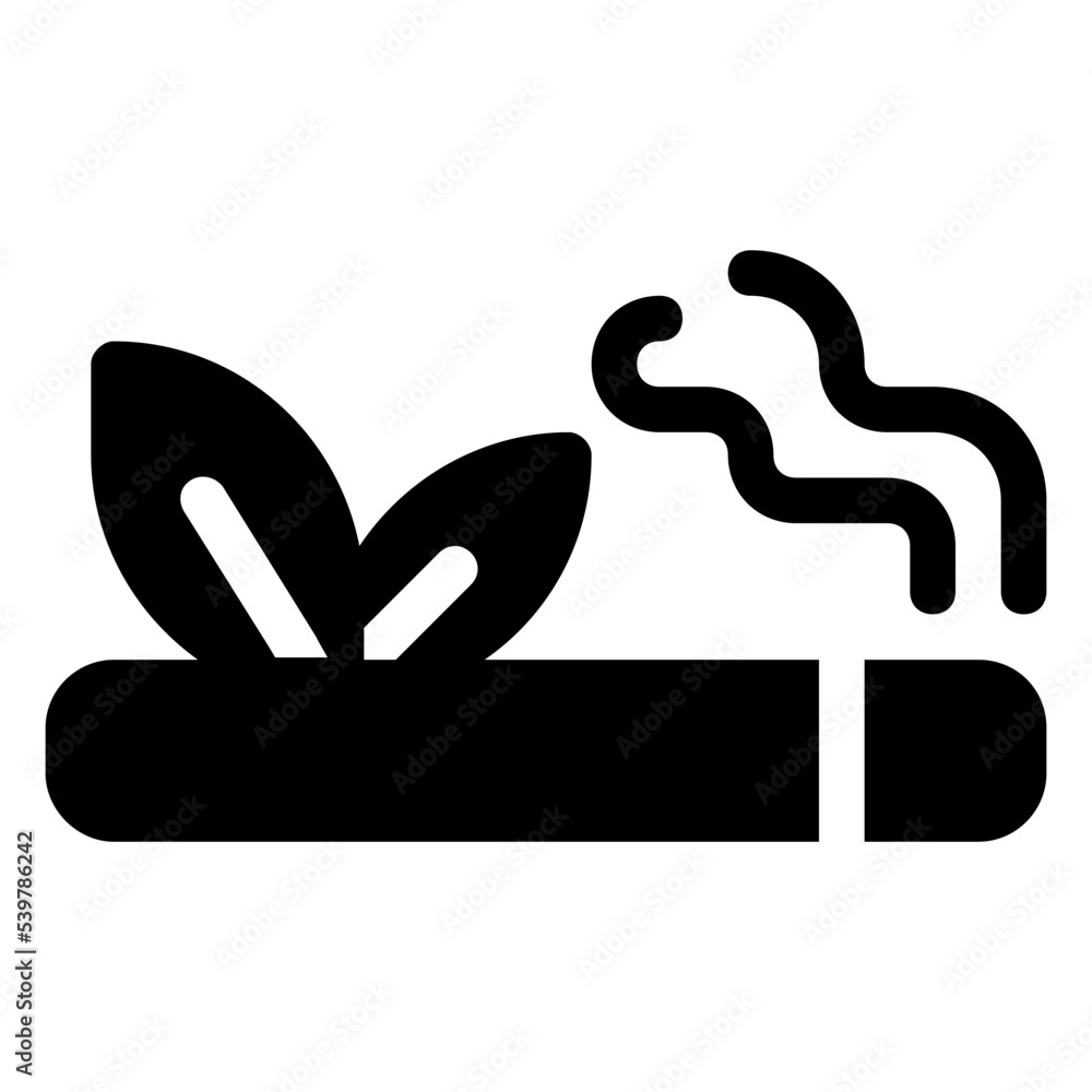 Obraz premium cigarette smoke icon