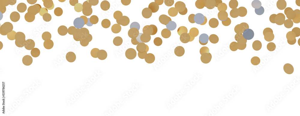 Golden serpentine confetti on transparent background. luxury isolated Golden serpentine confetti on transparent background. luxury isolated