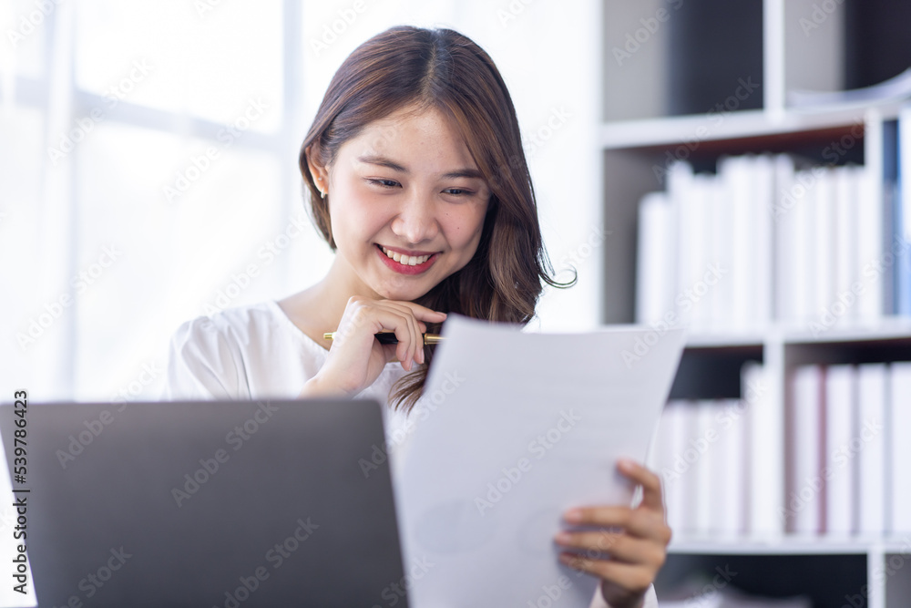Business Documents, Auditor businesswoman checking searching document legal prepare paperwork or report for analysis TAX,Asian woman accountant Documents data contract partner deal in workplace office Business Documents, Auditor businesswoman checking searching document legal prepare paperwork or report for analysis TAX,Asian woman accountant Documents data contract partner deal in workplace office