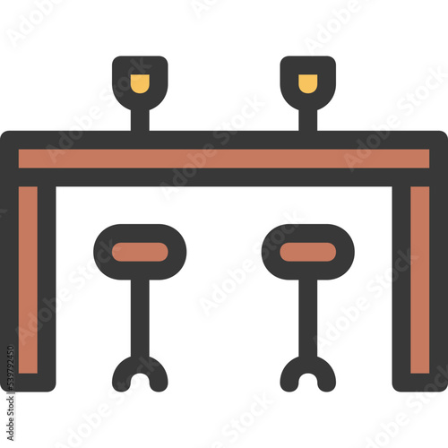 counter bar icon
