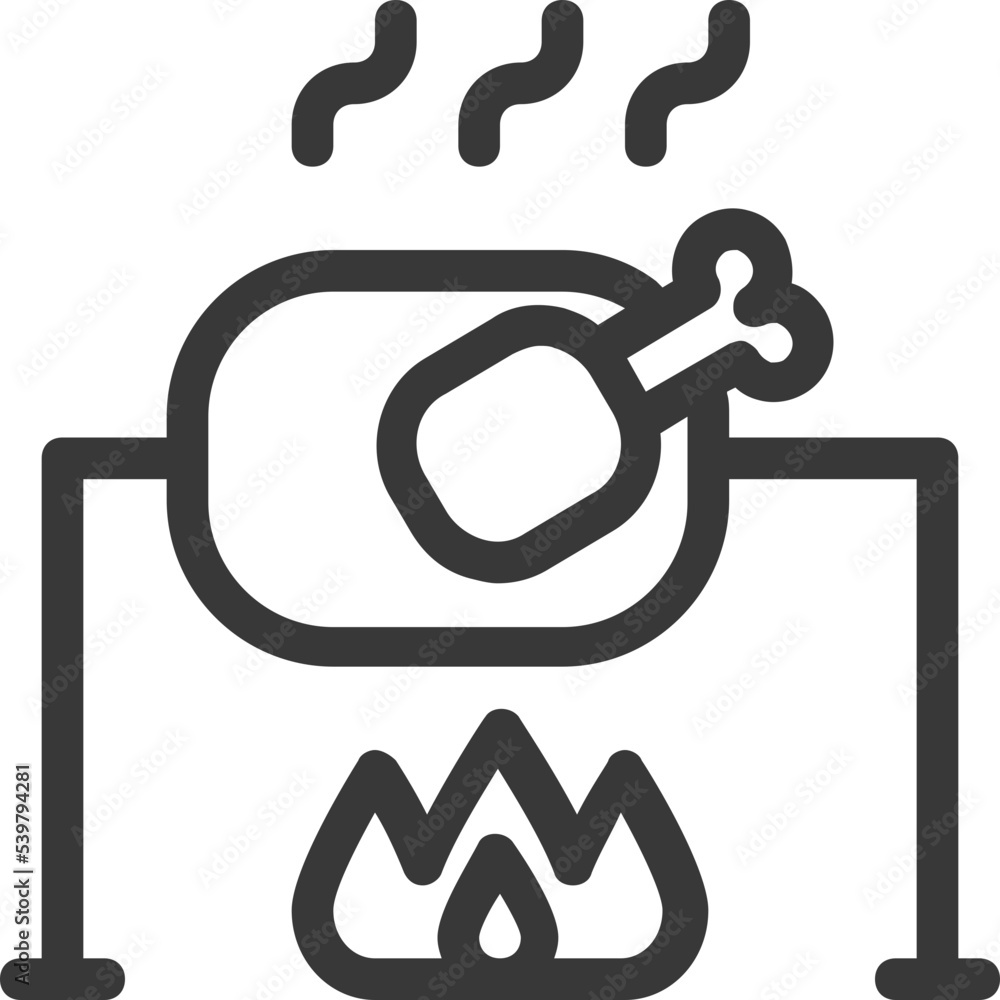 grilled chicken icon grilled chicken icon