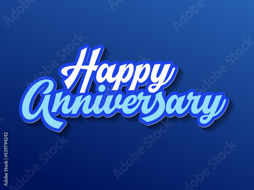 Happy Anniversary banner design. anniversary celebration vector