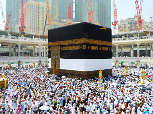 Makkah, Saudi ArabiaThe Kaaba in The Haram Mosque of Mecca photo