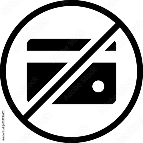 no card credit icon
