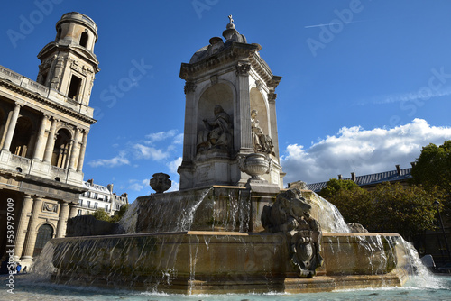  Fontaine Saint-Sulpice à Paris. France