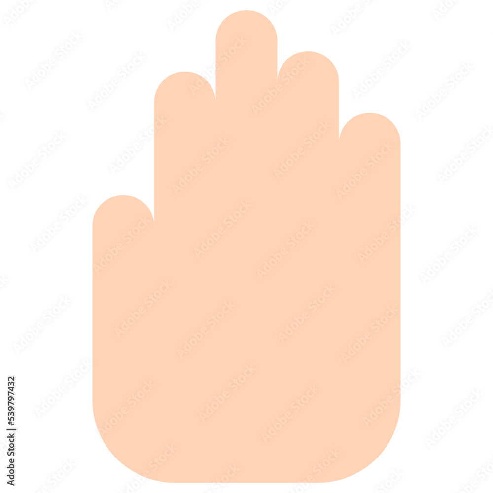 Obraz premium five gesture icon