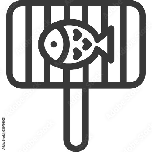fish grill icon