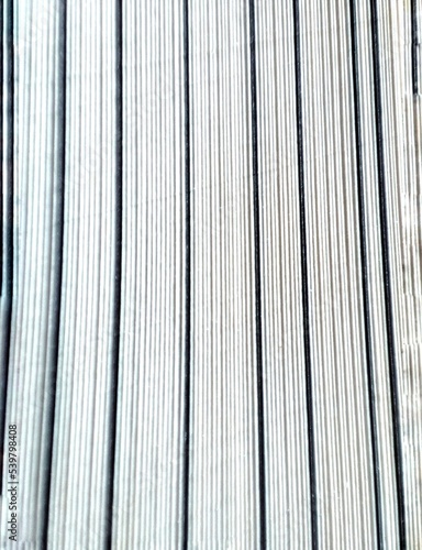 Close-up of textured paper stack