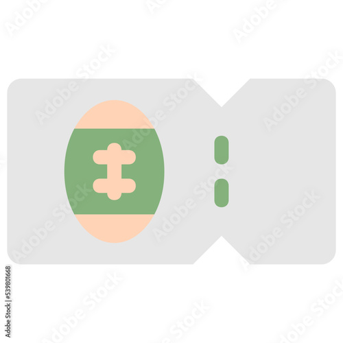 ticket rugby icon