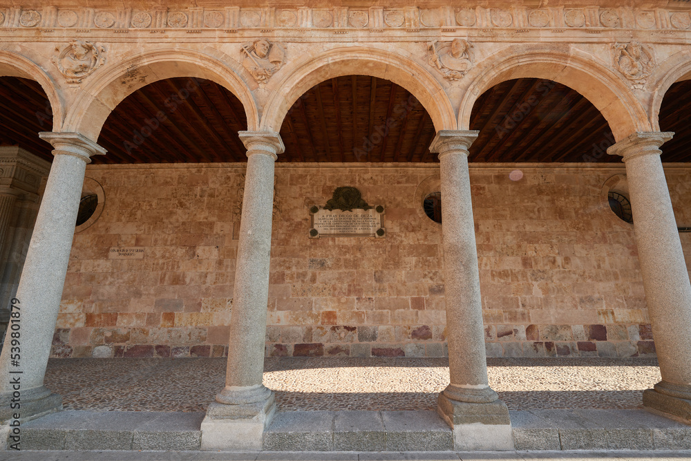 Naklejka premium A Dominican monastery, the Convento de San Esteban (Saint Stephen) was built in 1524 on the initiative of Cardinal Juan Alvarez de Toledo. Salamanca City, Spain, Europe.