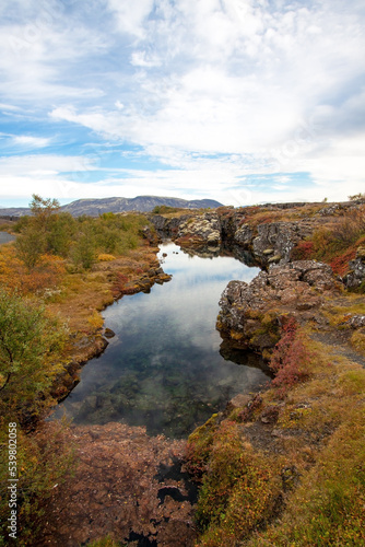 Iceland -   ingvellir national park  