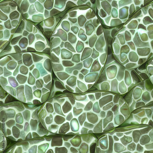 Seamless green stone texture tile, endless, repeatable
