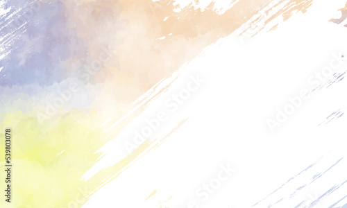 Hand painted pastel watercolor background with grunge