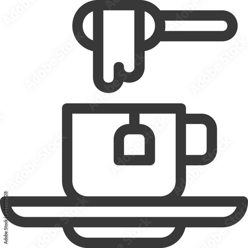 tea honey icon