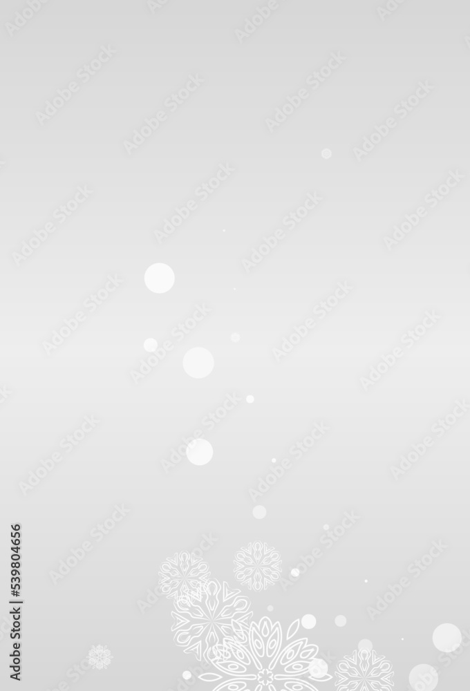 Gray Snowfall Vector Grey Background. Winter Gray Snowfall Vector Grey Background. Winter