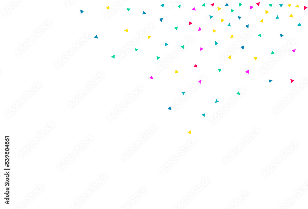Falling Elements Festive Vector White Background. Falling Elements Festive Vector White Background.