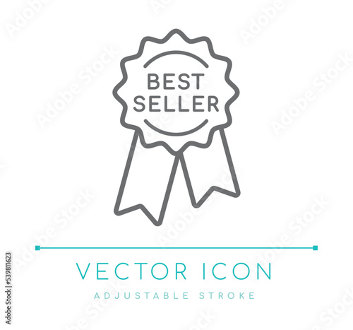 Best Seller Line Icon