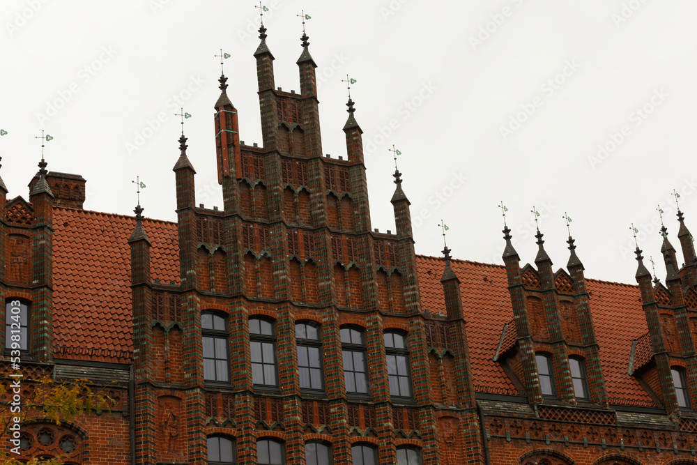 Fototapeta premium New Town Hall of Hannover. Architecture of the early 20th century.