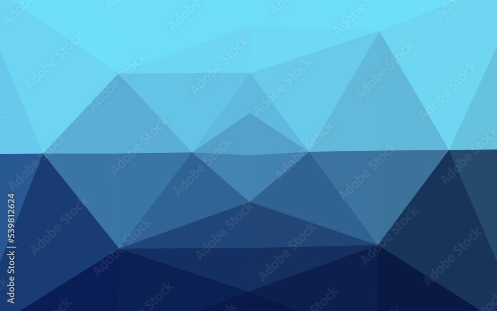 Light BLUE vector abstract mosaic background. Light BLUE vector abstract mosaic background.